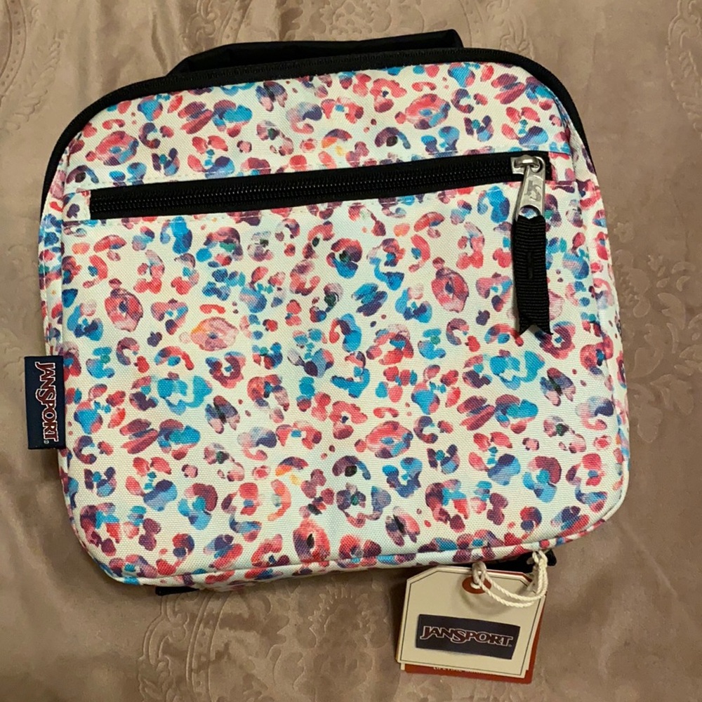 Jansport leopard Lunch Box